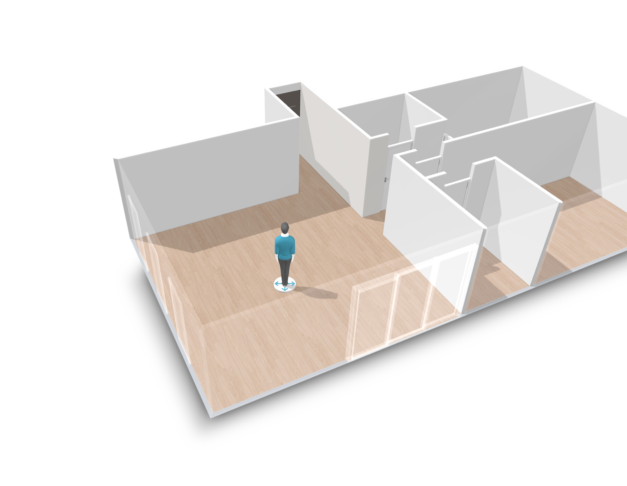 3D Floor plan HomeByMe